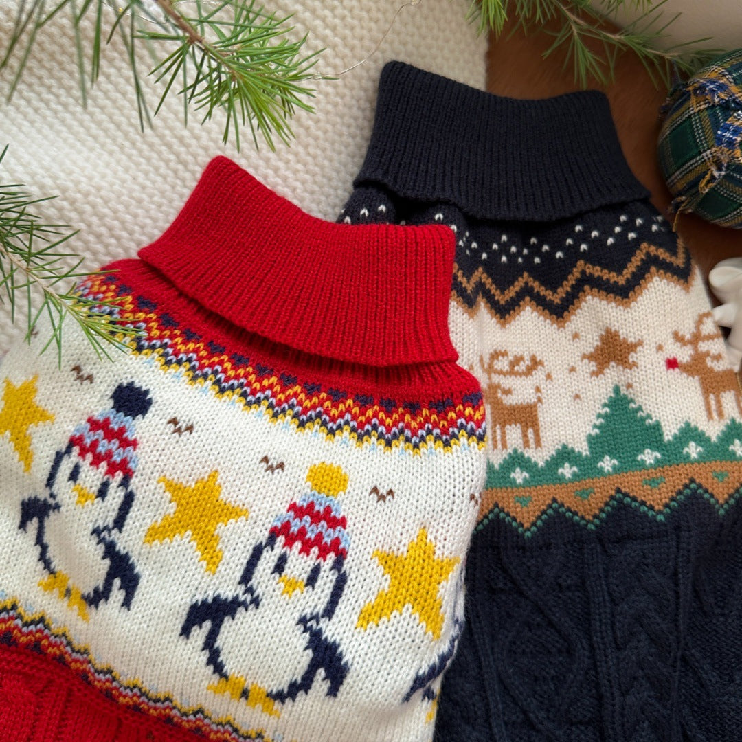 Christmas Pet Dog And Cat Sweaters